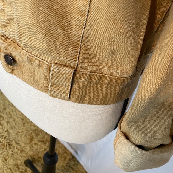 SOLD - 80s western tan jean jacket - Picture 3 of 6